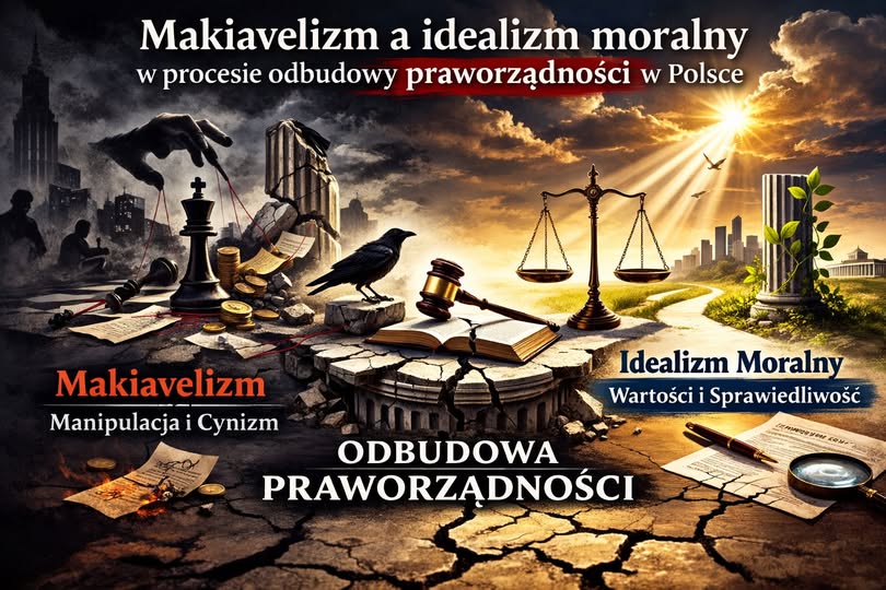 „Czy cel uświęca środki? Makiawelizm a idealizm moralny w procesie odbudowy praworządności w Polsce” „Czy cel uświęca środki? Makiawelizm a idealizm moralny w procesie odbudowy praworządności w Polsce”